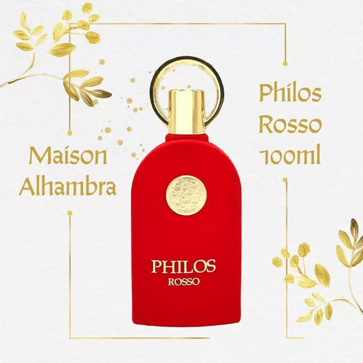 Parfum Philos Red EDP by Alhambra Lattafa – A Elegância Intensa e Vibrante para Todos