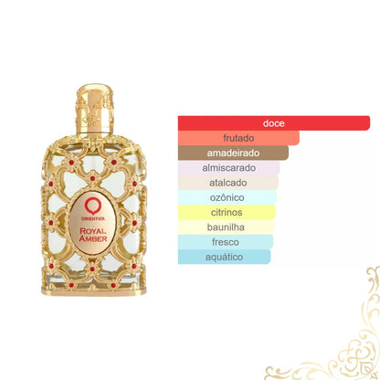 Orientica Royal Amber Eau de Parfum – O Luxo e a Sofisticação do Âmbar Oriental