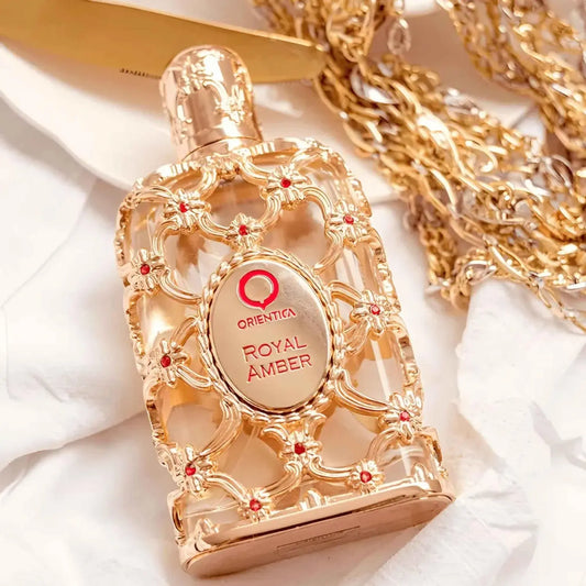 Orientica Royal Amber Eau de Parfum – O Luxo e a Sofisticação do Âmbar Oriental