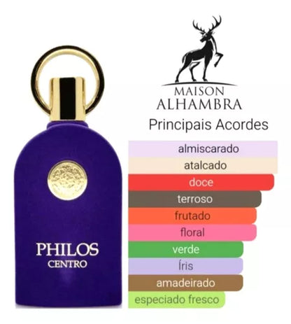 Philos Centro Eau de Parfum Unissex – A Fragrância Floral Suave para Homens e Mulheres