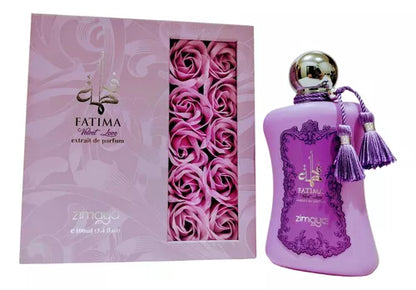 Afnan Zimaya Fatima Velvet Love Extrait de Parfum – A Elegância e Sofisticação em Cada Gota