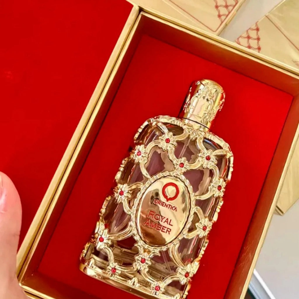 Orientica Royal Amber Eau de Parfum – O Luxo e a Sofisticação do Âmbar Oriental