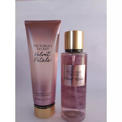 Kit Victoria's Secret Velvet Petals - Creme Hidratante + Body Splash