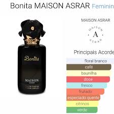 Maison Asrar Bonita Eau de Parfum Spray para mulheres – Perfume de luxo de longa duração, fragrância premium, fragrância